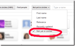 Google Circles Management