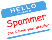 Spammer nametag